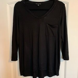 Soft Black pocket tee